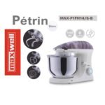 Pétrin Double Crochets 06L – 1400W Beige MaxWell MAX-P1FH14/6-B – Image 2