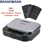 Panineuse inox 5 En 1 -  750W BRANDMANN SM004 – Image 5