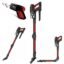 Aspirateur Balai Sans Fil 2 En1 Techwood Tab 6625 Rouge et Noir