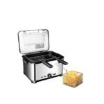 Friteuse inox 4L -  2000 W  avec 03 panier SilverCrset  DF3700 – Image 6