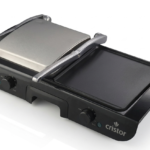Panineuse & Grill Electrique Cristor Multi-Fonction 2200W Noir Inox KGL612MXB