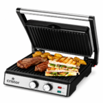 Panineuse & Grille Electrique Cristor 2000W Noir inox KGL610XB – Image 2