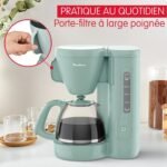 Cafetière Filtre MOULINEX Eucalyptus-Jusqu’à 12-15 tasses-1.25L-1000W- FG2M1310 – Image 6