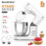 Robot pâtissier professionnel Silvercrest  2000W_10L_ 3 Accessoires TM 1120 – Image 2