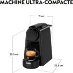 Nespresso De'Longhi Machine à Café Essenza Mini Noir, 19 Bars  EN85.B noir – Image 6
