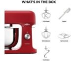 Robot Pétrin Professionnel 1000W Bol 5L Et Fonctions Planetaires kMix Kenwood KMX751ARD rouge – Image 2