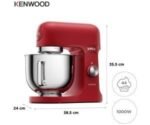 Robot Pétrin Professionnel 1000W Bol 5L Et Fonctions Planetaires kMix Kenwood KMX751ARD rouge – Image 6