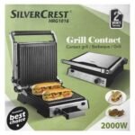 Panineuse et Grill 2 en 1 inox 2000W SilverCrest  HRG1016 – Image 4
