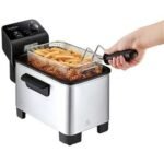 Friteuse moulinex à huile semi  professionnel 3L-1.2kg de frites chauffe rapide température réglable Easy pro Metal Moulinex AM331020 – Image 2