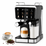 Machine A Café inox Digital 20 Bar '' Café Poudre + Cappuccino '' Schallenge AMB-022CM