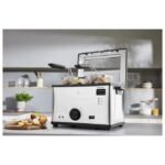 Friteuse inox 4L -  2000 W  avec 03 panier SilverCrset  DF3700 – Image 5