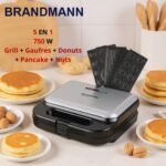 Panineuse inox 5 En 1 -  750W BRANDMANN SM004 – Image 2