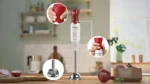 bras Mixeur plongeant BOSCH original ErgoMixx 450 W MSM64110 Blanc, rouge – Image 3