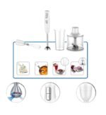 Mixeur plongeant inox 3 en 1 - 300W Robuste MP 3en1 – Image 3