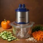 Hachoir En verre 3L 400W 06 Lames MultiSmart MS-FC2233 Bleu – Image 2