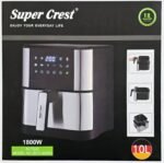 AirFryer inox 10 L 1800 W SuperCrest SCT-9028A – Image 2
