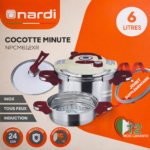 Cocotte 6 L 5 pcs En inox 18/10 avec minuteur Nardi NPCM612XR – Image 2
