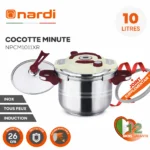 Cocotte 10 L En inox 18/10 avec minuteur Nardi NPCM1011XR – Image 2
