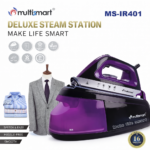 Central a vapeur Pro Multifonction 2200W 1.2L MultiSmart MS-IR401 – Image 4