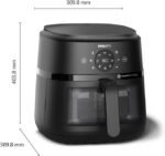 Friteuse À Air Chaud Saine 6.2L 1700W À Technologie RapidAir Philips NA230/09 – Image 4