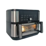 Friteuse – Air fryer Numérique Double Bac 10L  Digital multiprogrammes En inox Sonashi SAF-115