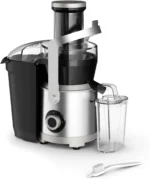 Maison / Cuisine Centrifugeuse De Fruits Et Légumes 0.8L 1000W Avec Large Ouverture 85Mm Et Système Anti-Goutte Nutri XXL Moulinex JU660D30 – Image 2