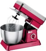 Robot Pétrin Multifonctions 6.3 L - 1200 W - Rouge/Gris Bomann – Image 2