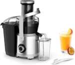 Maison / Cuisine Centrifugeuse De Fruits Et Légumes 0.8L 1000W Avec Large Ouverture 85Mm Et Système Anti-Goutte Nutri XXL Moulinex JU660D30 – Image 3