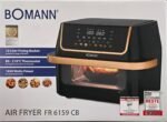 AirFryer XXL 10 L 1800W Multiprogrammes Bomann FR 6159 CB – Image 2