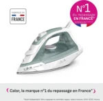 Fer À Repasser À Vapeur 2000W 240mL Avec Chauffe Rapide 30s Et Semelle Céramique Calor FV2C42C0 – Image 2