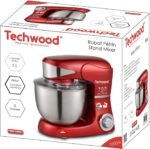 Robot Pétrin inox 5L 1000W 6Vitesses Techwood TRO-1055 – Image 2