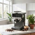 Machine à café 3 en1 Café Grain+ cappuccino 20Bar 1.8L 1350w + Fonction Moulin a café MULTISMART MS-CF4033 – Image 3