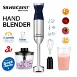 Bras Mixeur Inox Multifonction 3 en 1 - 800W  SilverCrest HB5011Y-GS10