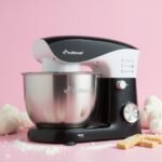 Pétrin 05L 1500W Bol en inox avec 03 Accessoires Multismart MS-SM2105 Noir/Blanc – Image 3