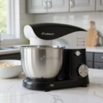 Pétrin 05L 1500W Bol en inox avec 03 Accessoires Multismart MS-SM2105 Noir/Blanc – Image 2