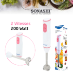 Bras Mixeur Inox 200W Rose Sonashi SHB-182