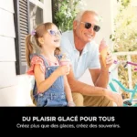 Machine a Glace et Sorbetière, 13 modes, Machine a glaces l’italienne Intégré, Avec 2 pots, Pièces Amovibles Lavables au Lave-Vaisselle, Gris platine NINJA CREAMi Scoop et Swirl Original NC701EU – Image 8