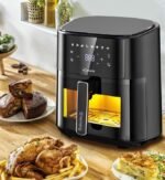 Airfryer 5.7 Litres 1700W Tactile Avec Fenêtre Robuste AF6 – Image 3