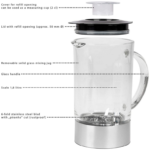 Blender en verre Multifonctions 1.8L 1200W ProfiCook PC-UM 1006 – Image 3