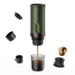 Cafetière CERA+ portable avec batterie, poudre de café et capsules NS pour machine à expresso auto-chauffante avec étui de transport pour campeurs de voyage PCM03S – Image 2