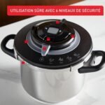 Autocuiseur Seb 10L Clipso+ Chef En Inox Avec 4 Programmes De Cuisson Clipso+ Chef Seb Original P4551500 – Image 2
