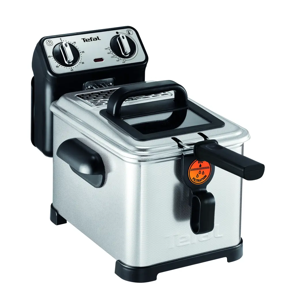 Digital-06_FR5161FINALPRODUCTPACSHOT2-tif.webp Friteuse inox Tefal 4 L - 2400W Avec minuteur mécanique Tefal Original Filtra Pro FR516110 – Image 1