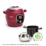 Cookeo + Multicuiseur Intelligent 06L 180 recettes Moulinex Original CE85B510 Rouge – Image 2
