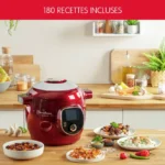 Cookeo + Multicuiseur Intelligent 06L 180 recettes Moulinex Original CE85B510 Rouge – Image 4