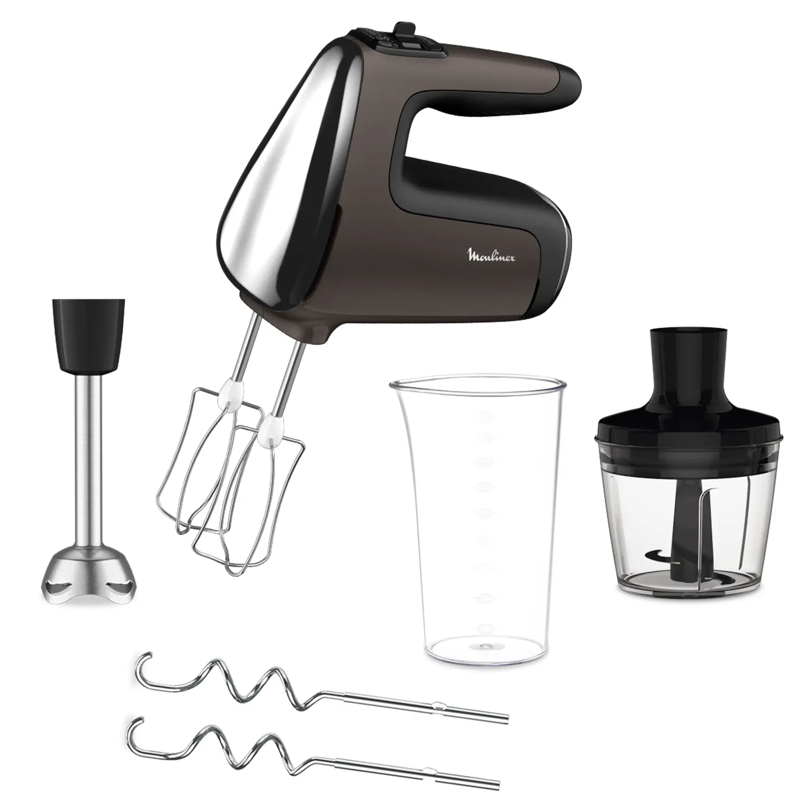 Digital-HM653910.webp Batteur Moulinex PowerMix Silence 600W - 7 accessoires Moulinex HM653910 – Image 1