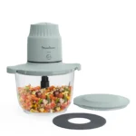 Choppeo, Hachoir avec bol en verre Moulinex , Capacité de 1 L, Verre borosilicate DJ603110