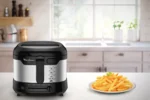 Friteuse 1.5L 1600W Uno Noir Moulinex Originnal  inox AF215D10 – Image 4