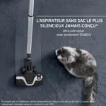 Aspirateur Sans Sac Ultra Silencieux 500W 2.5L Silence Force Cyclonic Effitech Rowenta RO7936EA – Image 4