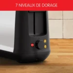 Grille-Pain 7Niveaux De Brunissement 1000W Moulinex LS340811 – Image 7
