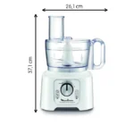 Robot Multifonction 800w 2.2l DoubleForce Compact Moulinex FP544111 – Image 7